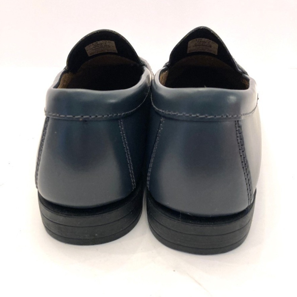 EASTLAND Classic II Penny Loafers Shoe Navy Blue Leather Memory Foam Womens 8.5W - Picture 5 of 10